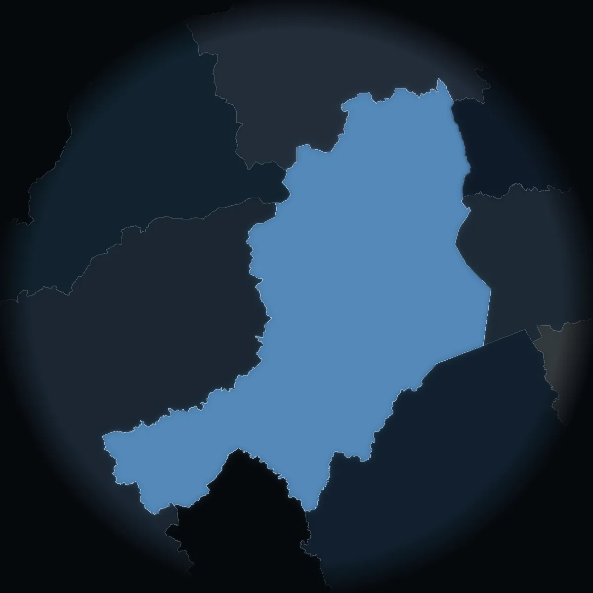 Mid Ulster on the map of Northern Ireland’s 11 districts, coloured by the standardised house price